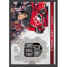 153 Tyson Jost - Heir to the Ice 2017-18 Canadian Tire Upper Deck Team Canada